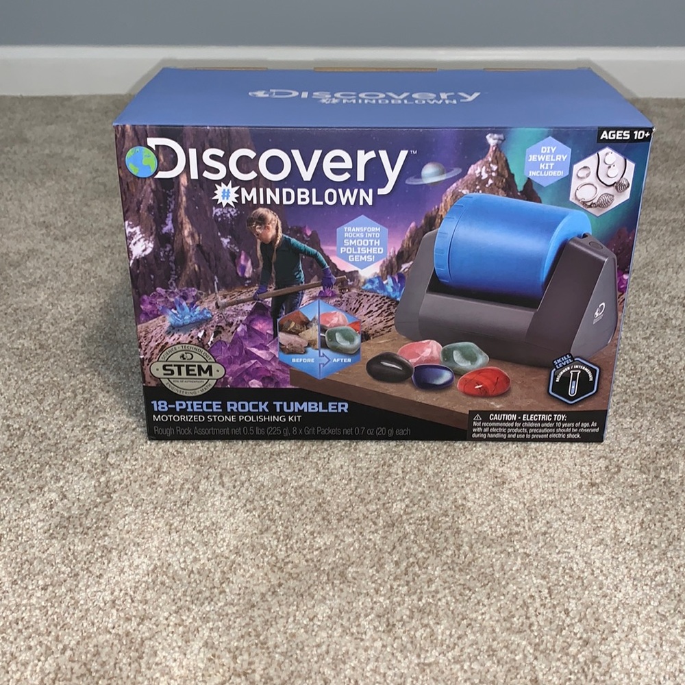 Discovery 18-Piece Rock Tumbler Brand New